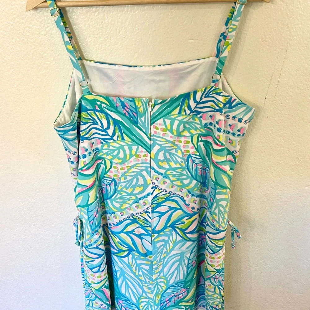 Lily Pulitzer NWT Sahar Romper Size 14 Tropical Print - Picture 4 of 6